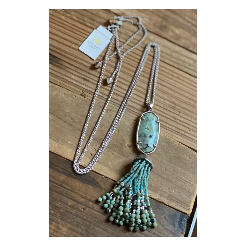 Kendra Scott • Long Tassle Necklace • Rhodium - Picture 2 of 5